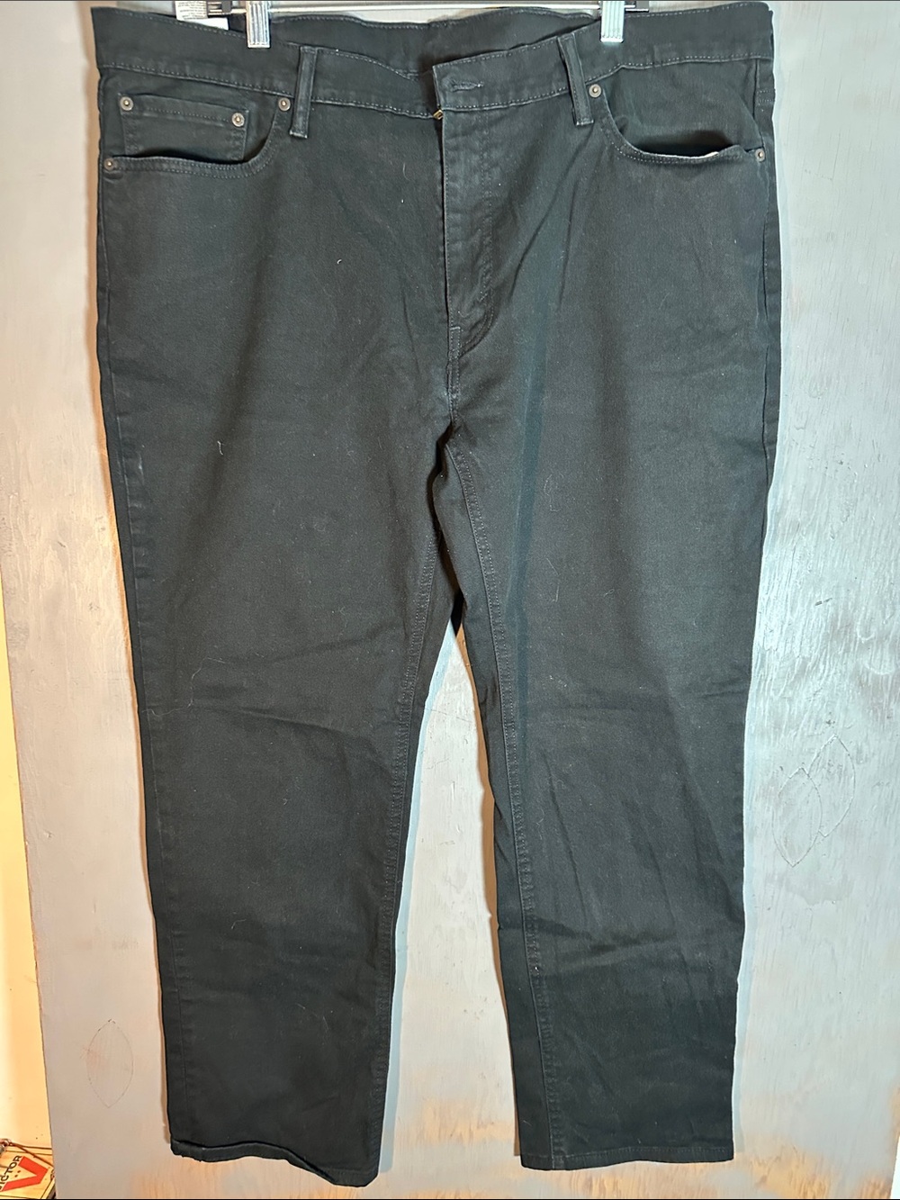 Levi's Black Straight-Leg Jeans